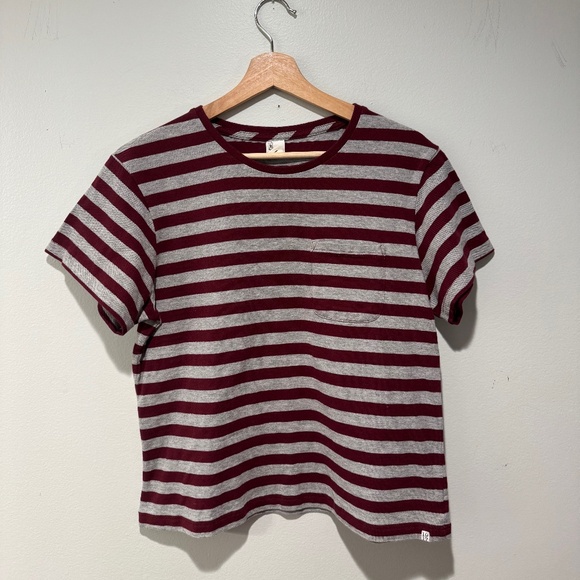 Striped Crew Neck T-Shirt - Size S - Picture 1 of 3